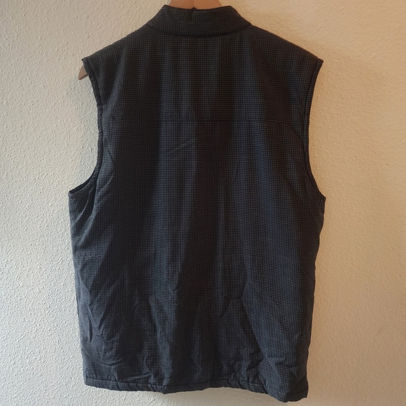 Travis Mathew Black & Gray Houndstooth Vest Mens Medium - Picture 7 of 7